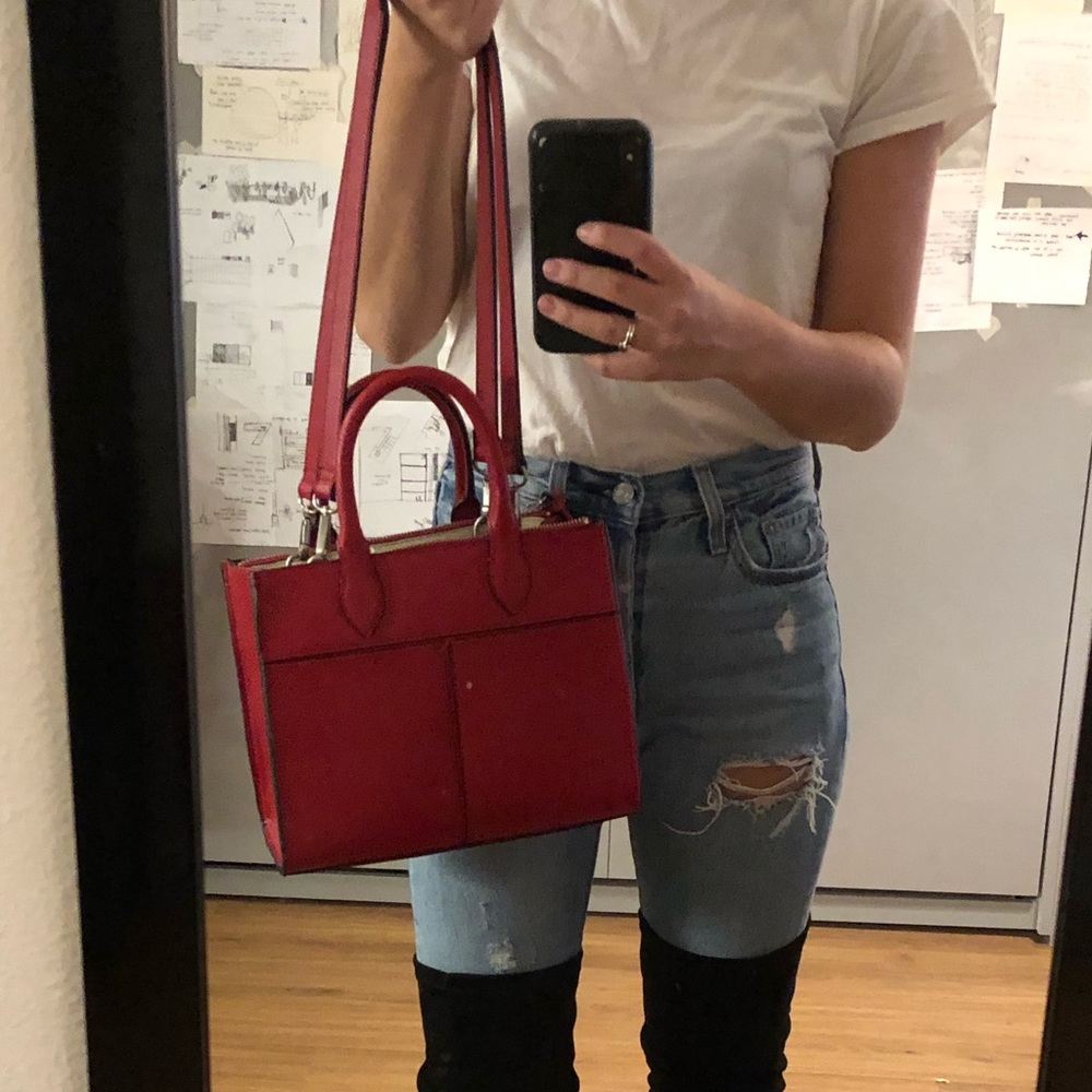 ZARA red purse